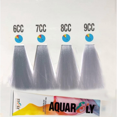 AQUARELY Color IMP 8CC farba do wł. 100ml intensywnie popielaty jasny blond
