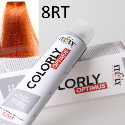 Colorly Optimus 8RT 60ml farba do włosówmiedziano tycjanowy jasny blond