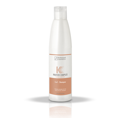 PC CURL SZAMPON 250ml KERATIN TREATMENT szampon do utrwalania, przywracania i wzmacniania skrętu włosów (loków)