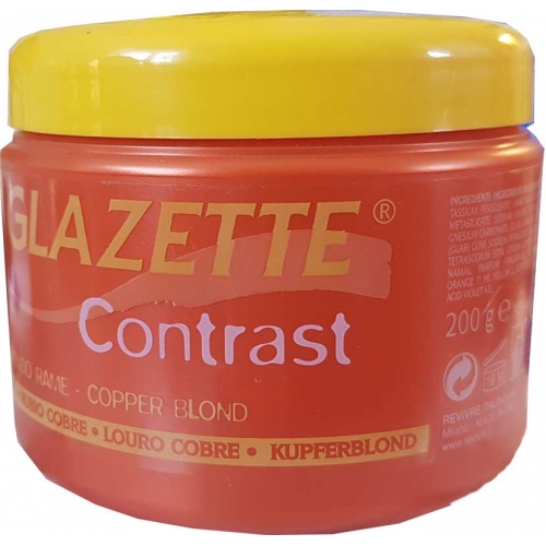 GLAZETTE CONTRAST 3 200g miedziana czerwień rozjaśniacz kororyzujący