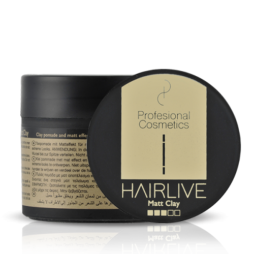 HAIRLIVE MATT CLAY 100ml- guma modelująca do włosów matowa