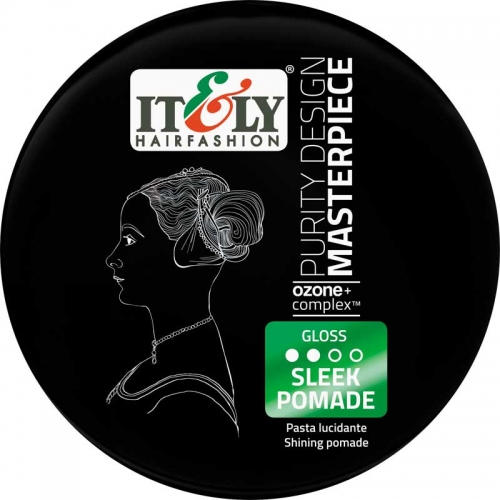 PURITY DESIGN MASTERPIECE SLEEK POMADE  100ml modelująca pasta nabłyszczająca i wygładzająca włosy o średnim utrwaleniu